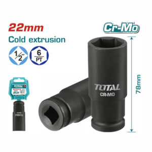 Торцевая головка удлиненная ударная 1/2 " 24 мм TOTAL THDIS12241L