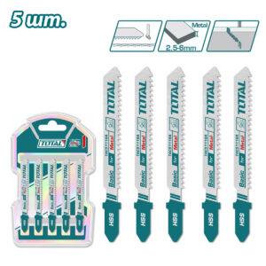 Пилка для лобзика 50 мм по металлу TOTAL TAC51118A (5 шт)