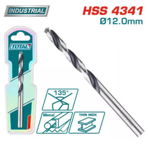 Сверло по металлу HSS 12 мм TOTAL TAC1201204