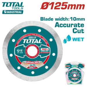 Диск алмазный 125x10x22,2 мм TOTAL TAC2121251