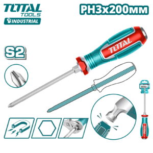 Отвертка крестовая PH3x200мм TOTAL TGTPH3200