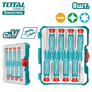 Набор отверток прецизионных TOTAL THT250826 (8 шт)