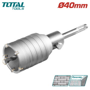 Коронка SDS-plus 40мм TOTAL TAC430401