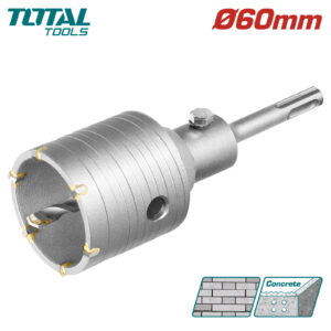 Коронка SDS-plus 60мм TOTAL TAC430601