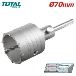 Коронка SDS-plus 70мм TOTAL TAC430701